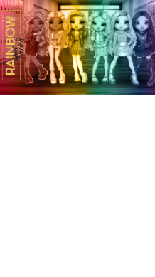 Rainbow High öğrecileri ile doğru rengin parlasın. Biz yaratıcılığa teşvik eden, çeşitliliği kutlayan ve her gün herkesi kucaklayan renkli, modern tarz oyuncak bebek markasıyız. Rainbow High diğer liseler gibi değil ! Burası çocuklara yaratıcı olmaları iç