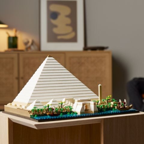 LEGO® Architecture Mimari Simgeler Koleksiyonu: Keops Piramidi 21058 - Yetişkinler için Koleksiyonluk Model Yapım Seti
