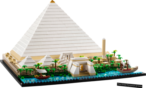 LEGO® Architecture Mimari Simgeler Koleksiyonu: Keops Piramidi 21058 - Yetişkinler için Koleksiyonluk Model Yapım Seti