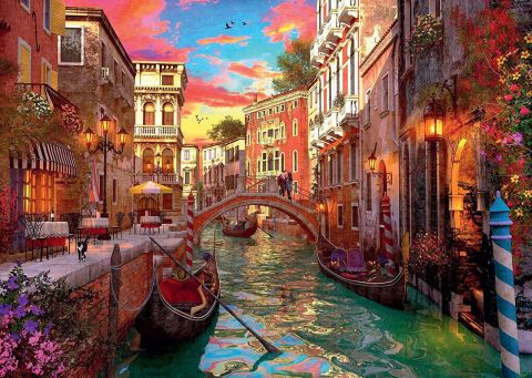 Ravensburger 1000 Parçalı Puzzle Venice Romance-152629