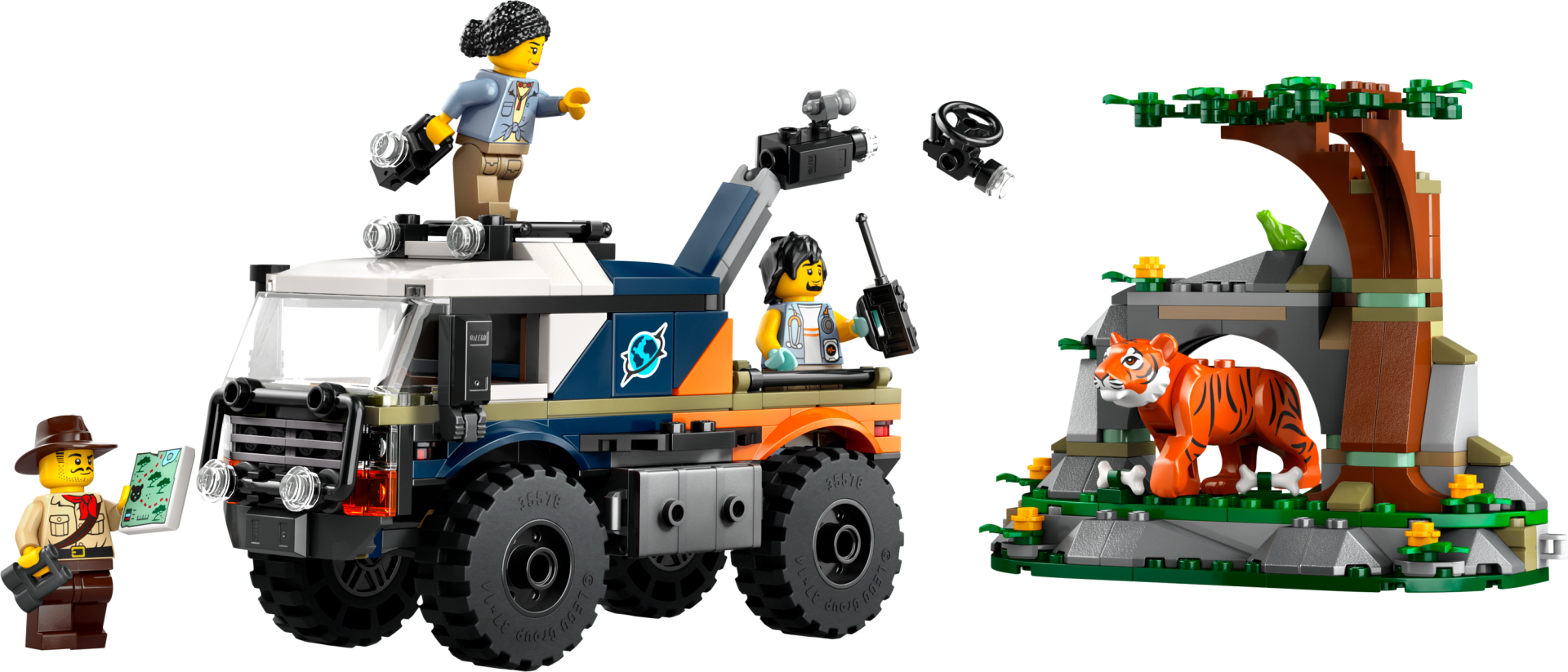 LEGO® City Orman Kaşifinin Arazi Kamyonu Oyuncağı 60426