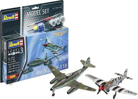 Revell Model Set Combat Set Me262 & P-51B