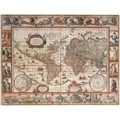 Ravensburger 2000 Parçalı Puzzle 1650 Yılı Dünya Haritası -166336