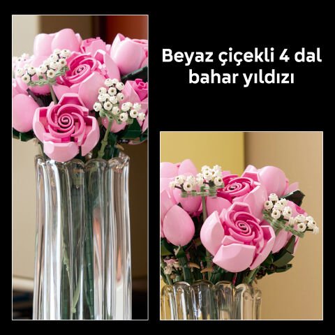LEGO Botanicals Pembe Gül Buketi 10374