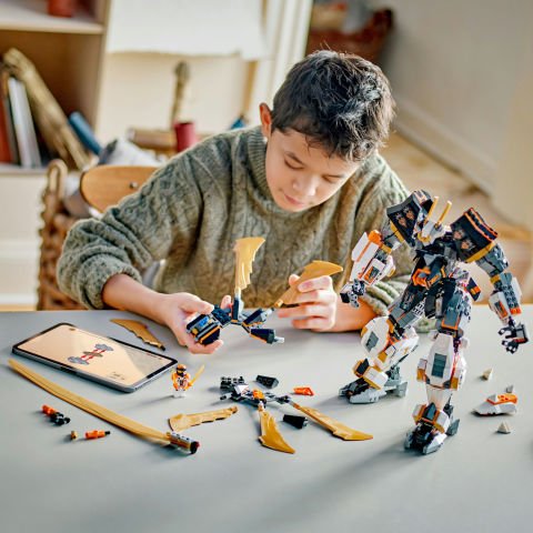 LEGO® NINJAGO® Cole’un Titan Ejderha Robotu Macera Oyuncağı 71821