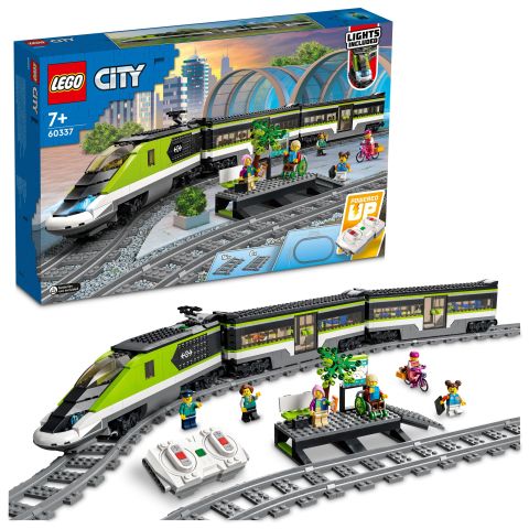 LEGO® City Ekspres Yolcu Treni 60337 - 7 Yaş ve Üzeri Çocuklar için Powered Up Teknolojili Oyuncak Tren Yapım Seti