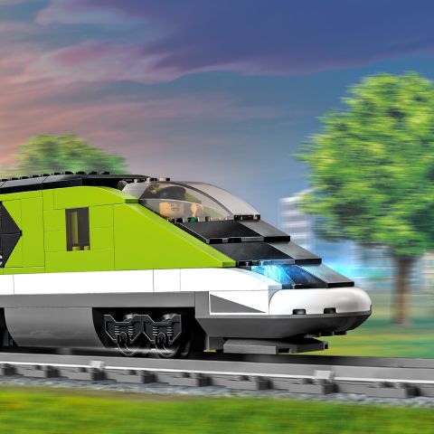 LEGO® City Ekspres Yolcu Treni 60337 - 7 Yaş ve Üzeri Çocuklar için Powered Up Teknolojili Oyuncak Tren Yapım Seti