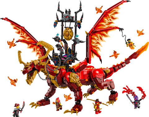 LEGO® NINJAGO® Hareket Kaynak Ejderhası Macera Oyuncağı 71822
