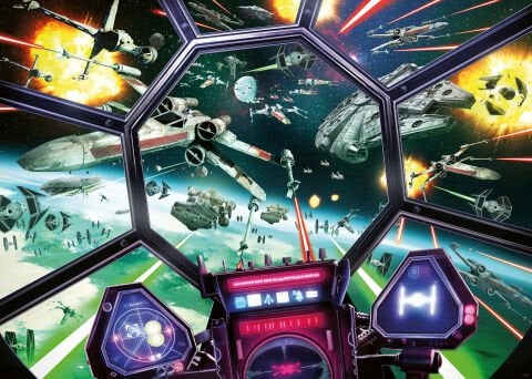 1000 Parça Puzzle Star Wars: TIE Fighter Kokpiti