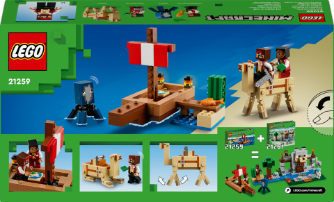 LEGO® Minecraft® Korsan Gemisi Yolculuğu Oyun Seti 21259