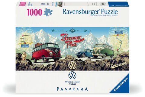 1000 Parça Panoramik Puzzle VW