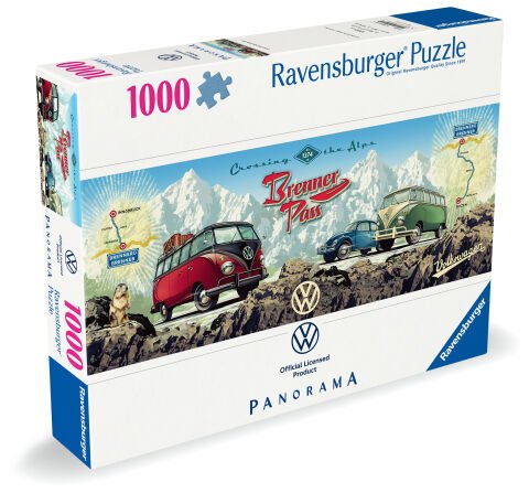 1000 Parça Panoramik Puzzle VW