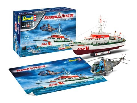 Revell Gift Set SAR Set - DGzRS Berlin + Westland Sea King Mk 41