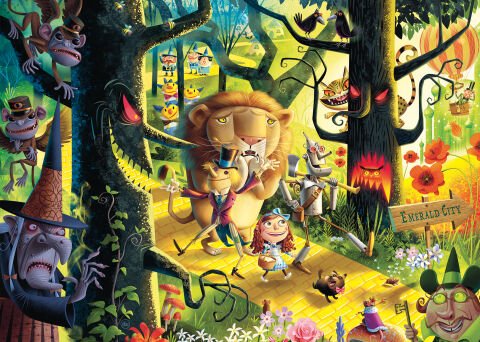1000 Parça Puzzle Oz Büyücüsü