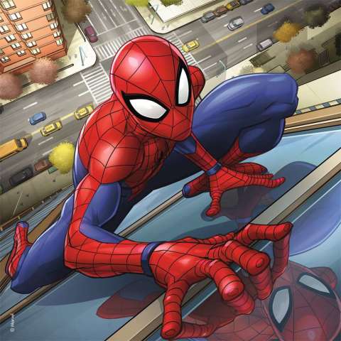3x49 Parça Puzzle Spiderman