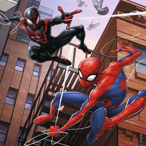 3x49 Parça Puzzle Spiderman