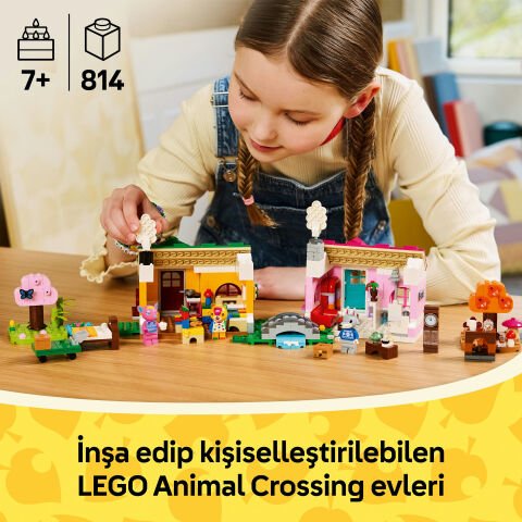 LEGO® Animal Crossing™ Yaratıcı Evler: Eğlenceli Mevsimler Yapım Seti 77057