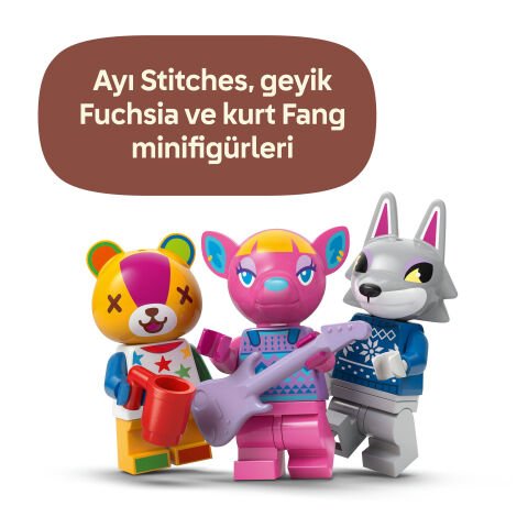 LEGO® Animal Crossing™ Yaratıcı Evler: Eğlenceli Mevsimler Yapım Seti 77057
