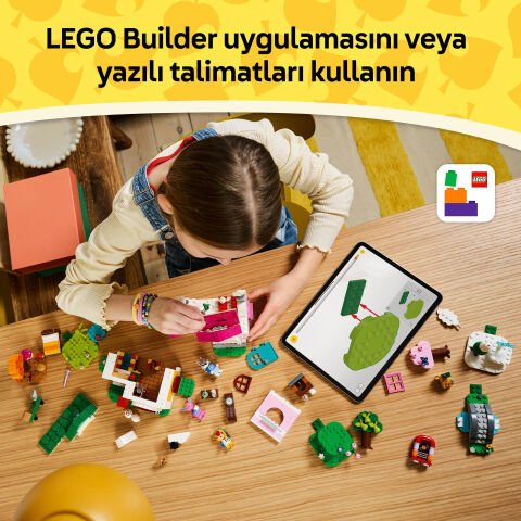 LEGO® Animal Crossing™ Yaratıcı Evler: Eğlenceli Mevsimler Yapım Seti 77057