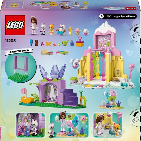 LEGO® Gabby’s Dollhouse Tatlı Şekerleme Dağı ve Kedi Bahçesi 11205