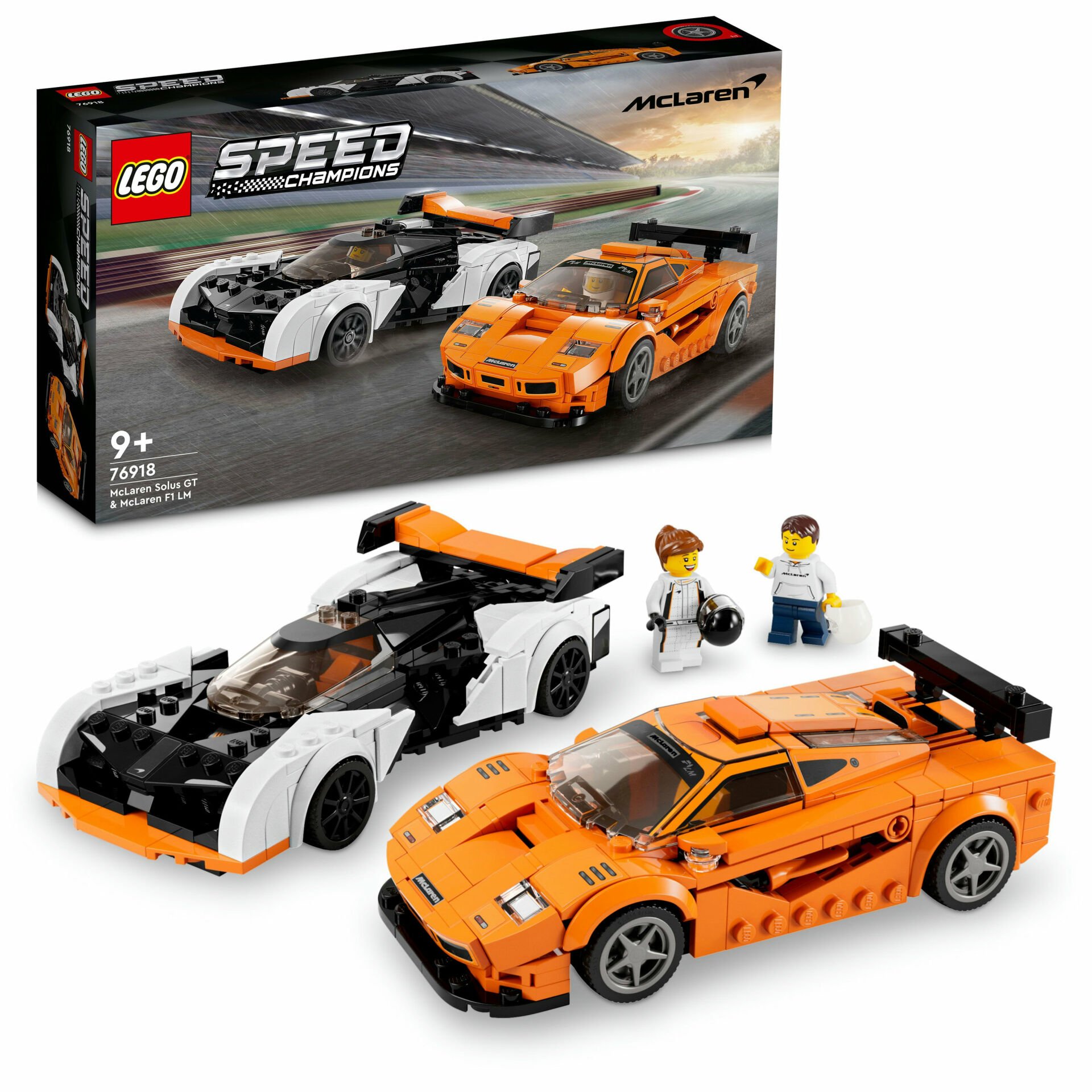 LEGO® Speed Champions McLaren Solus GT ve McLaren F1 LM 76918