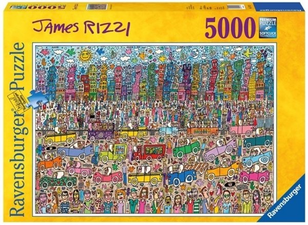5000 Parça Puzzle James Rizzi Şehir
