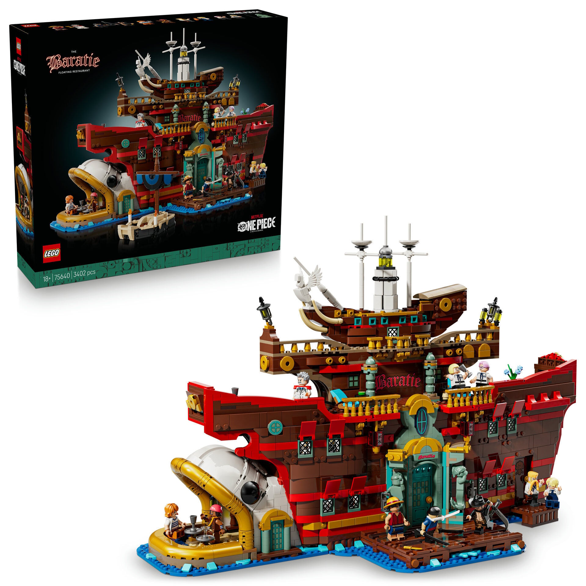 LEGO ONE PIECE Baratie Yüzen Restoran 75640