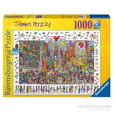 1000 Parça Puzzle James Rizzi-Times Square