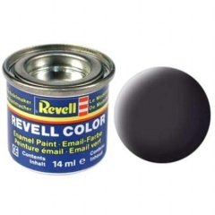 Revell 06 Email Color - Tar Black - Mat - Boya 14 ml