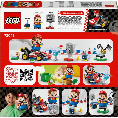 LEGO® Super Mario™: Mario Kart™ – İnteraktif LEGO® Mario™ ve Standard Kart 72043