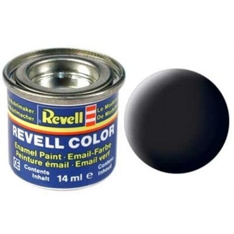 Revell 08 Email Color - Black - Mat - Boya 14 ml