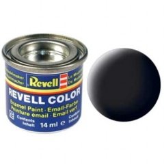 Revell 08 Email Color - Black - Mat - Boya 14 ml