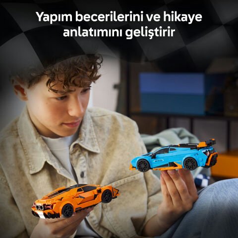 LEGO® Speed Champions Lamborghini Revuelto ve Huracán STO 77238