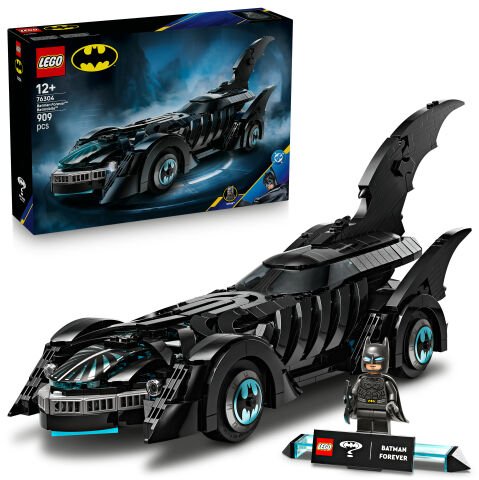 LEGO® DC Batman™: Batman Forever™ Batmobile™ Çocuklar için Süper Kahraman Oyuncağı 76304