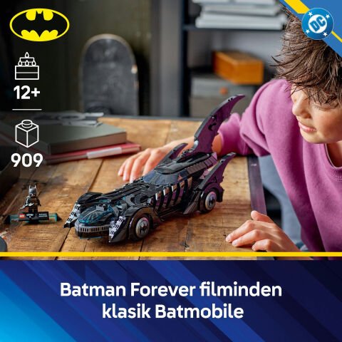 LEGO® DC Batman™: Batman Forever™ Batmobile™ Çocuklar için Süper Kahraman Oyuncağı 76304