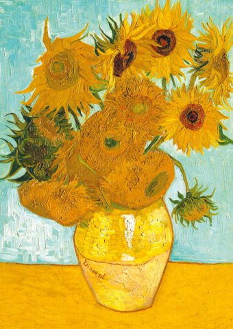 1000 Parça Puzzle Ayçiçekleri VanGogh