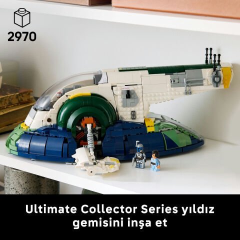 LEGO® Star Wars™ Jango Fett'in Firespray Sınıfı Starship’i Sergileme Seti 75409