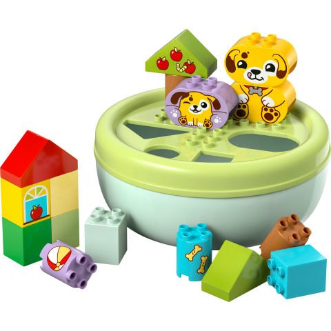 LEGO® DUPLO® İlk Şekil Ayırıcı: Köpek Evi Küçük Çocuklar için Eğitici Oyuncak 10441