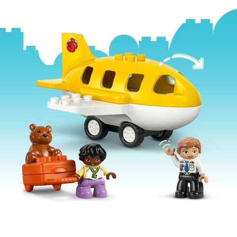 LEGO® DUPLO® Kasabası İlk Havaalanı Deneyimi Hayal Gücüne Dayalı Oyunlar için Yapım Oyuncağı 10443