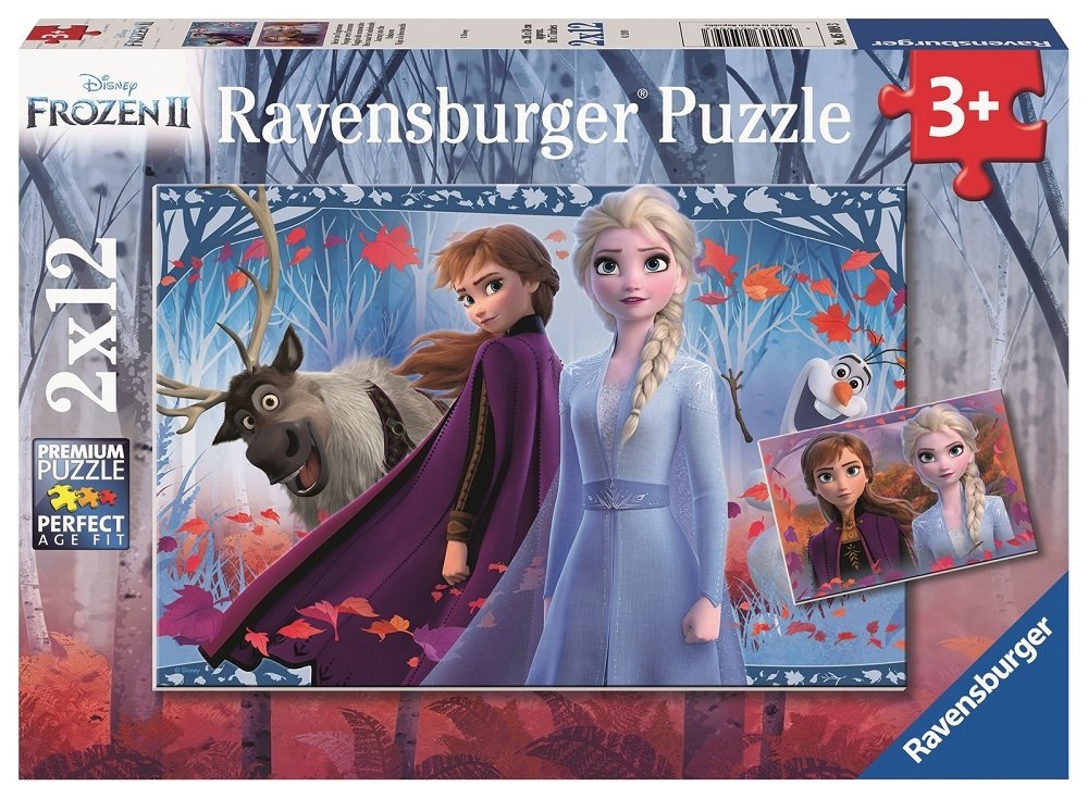Ravensburger 2x12 Parçalı Walt Disney Frozen 2 Puzzle-50093