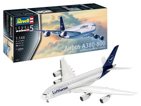 Revell Airbus A380-800 Lufthansa New Livery