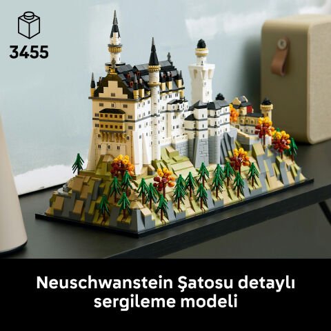 LEGO® Architecture Neuschwanstein Şatosu Yetişkinler için Koleksiyonluk Model 21063