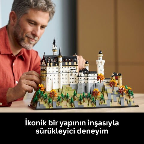 LEGO® Architecture Neuschwanstein Şatosu Yetişkinler için Koleksiyonluk Model 21063