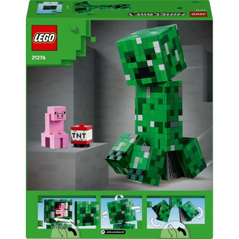 LEGO® Minecraft® Creeper™ Dekoratif Video Oyunu Aksiyon Figürü Yapım Oyuncağı 21276