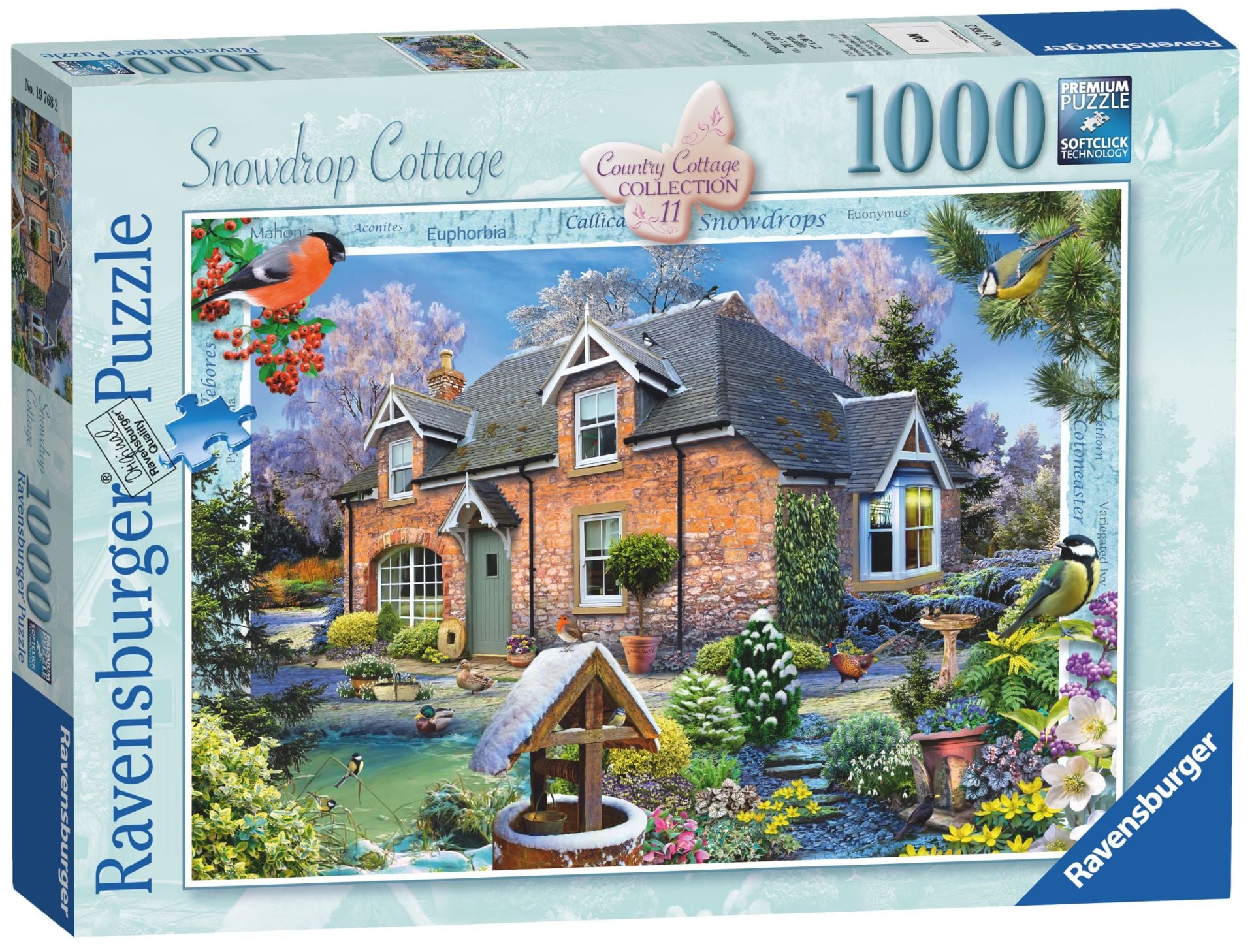 1000 Parça Puzzle Köy Kulübesi