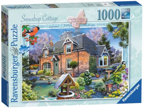 1000 Parça Puzzle Köy Kulübesi