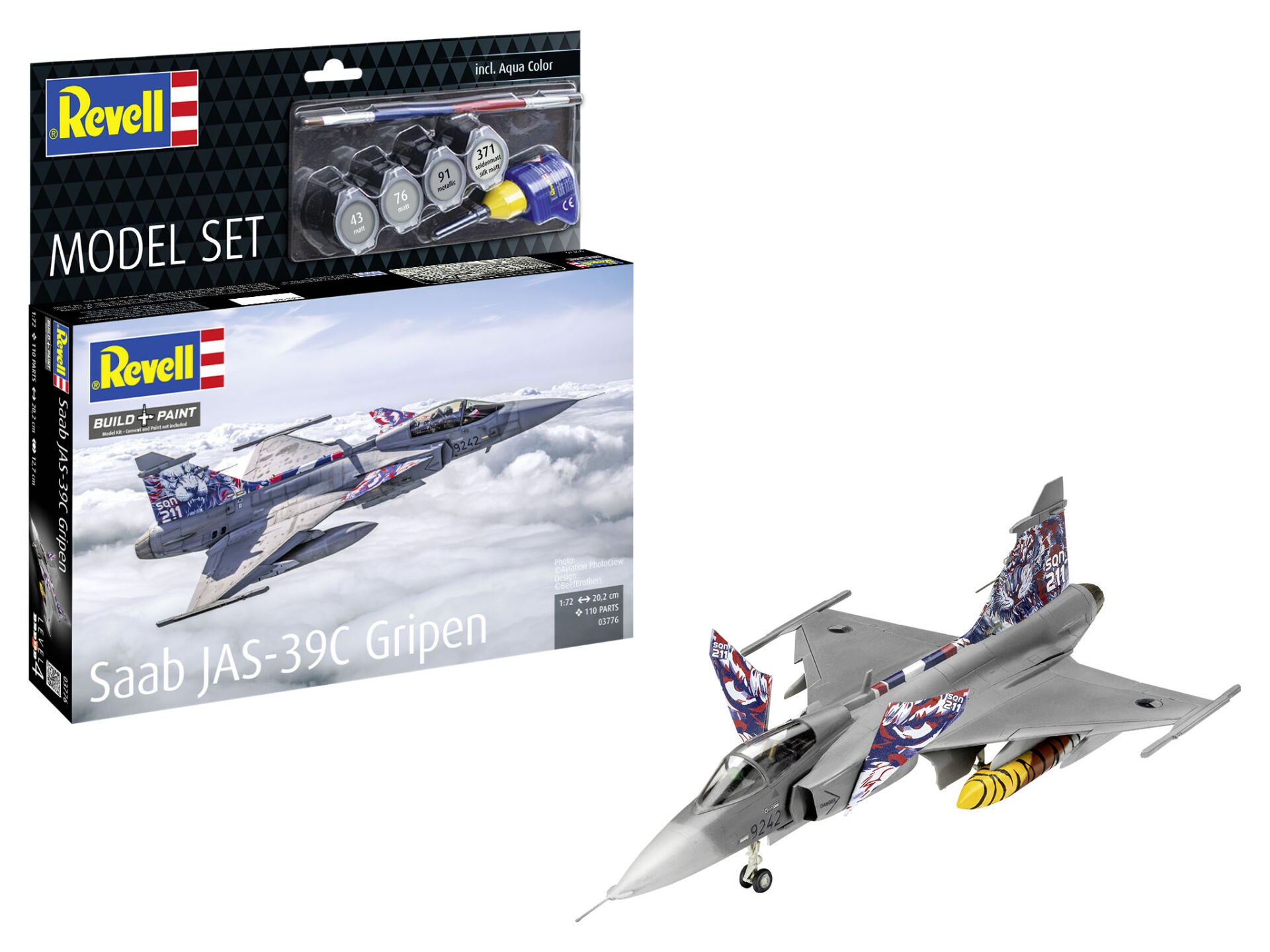 Model Set Saab JAS-39C Gripen