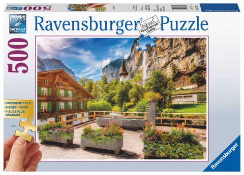 500 Parça Puzzle Gold İsviçre