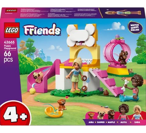 LEGO® Friends Yavru Köpek Oyun Parkı, Yaratıcı Oyuncak Yapım Seti 42665