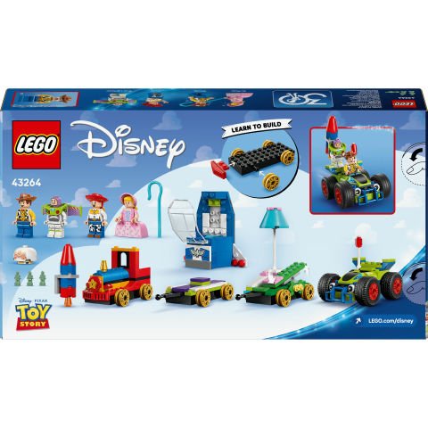 LEGO® ǀ Disney ve Pixar Oyuncak Hikayesi Kutlama Treni ve RC Araba Oyun Seti 43264